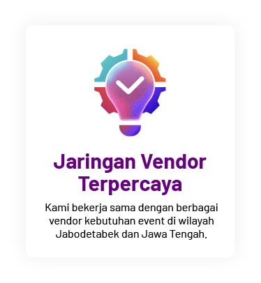 Jaringan Vendor Terpercaya