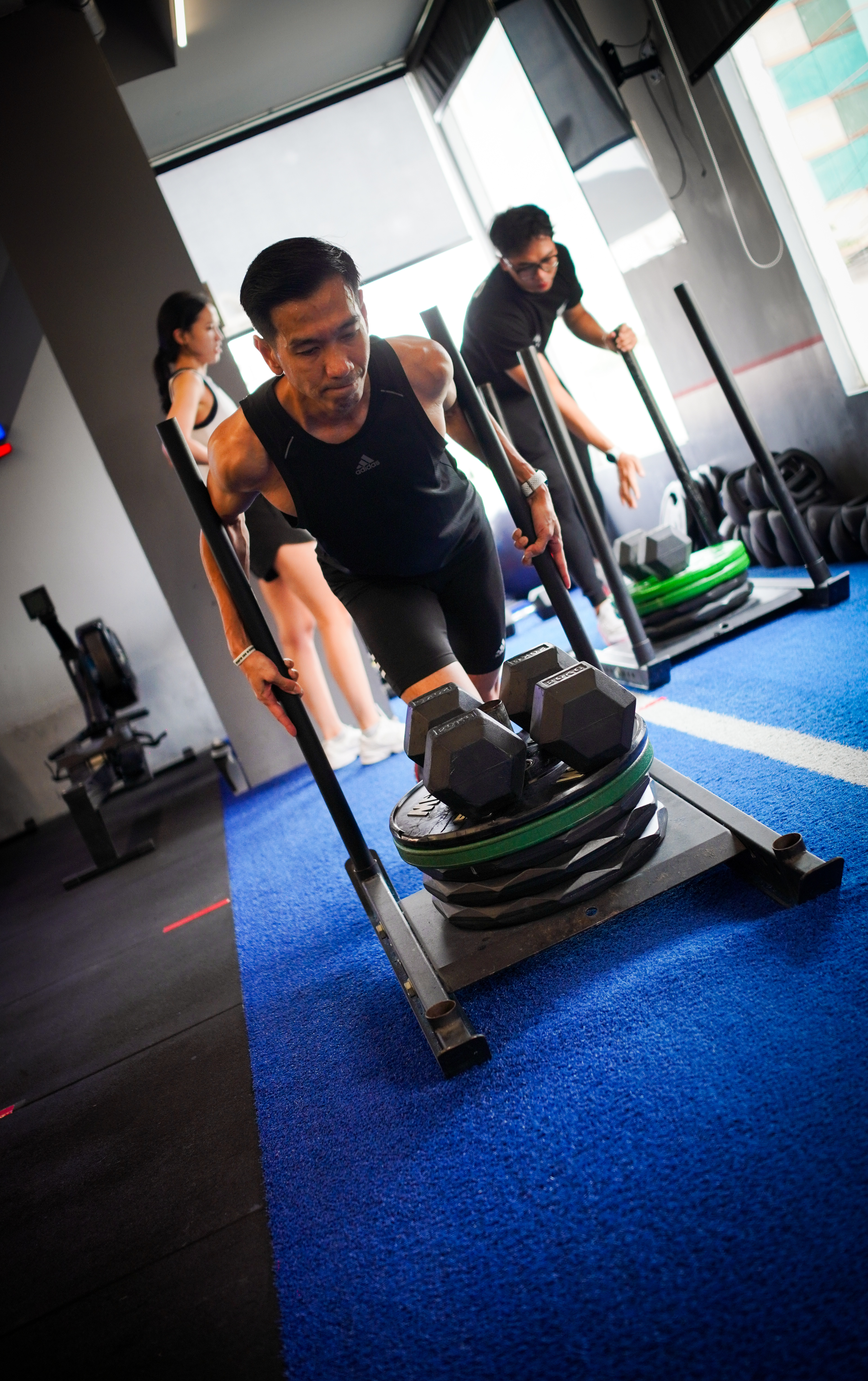 Sled Push Action