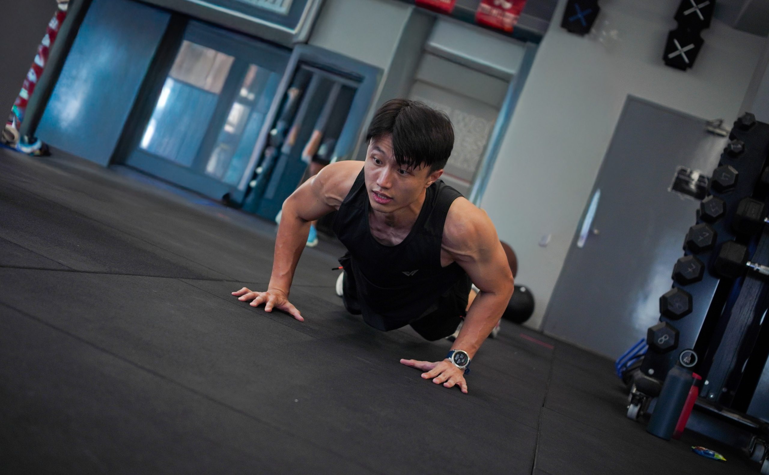 Burpee Over Bar