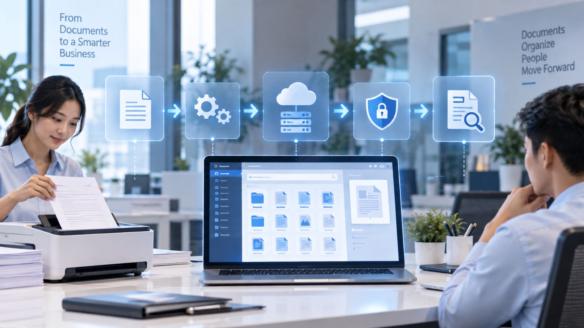 cara kerja document management system